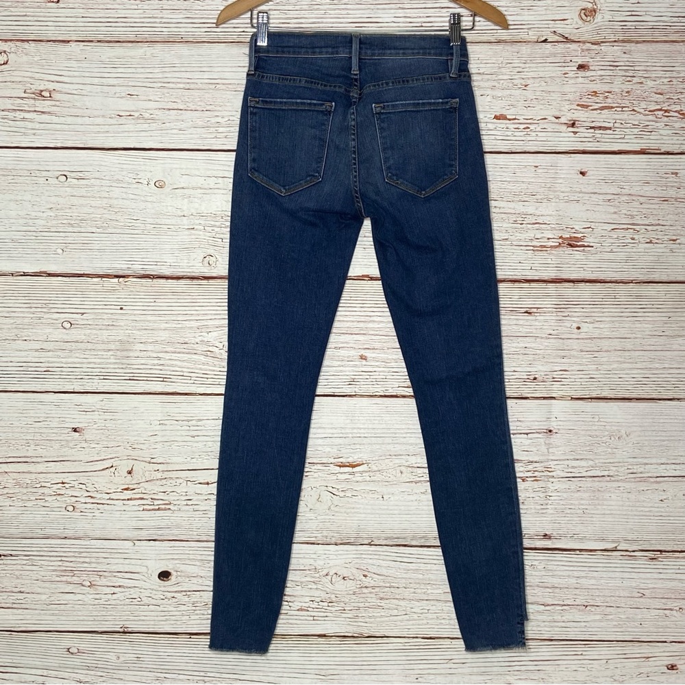 Frame Denim Le High Skinny de Jeanne Jeans in Woodbine Sz 24 - Picture 6 of 15
